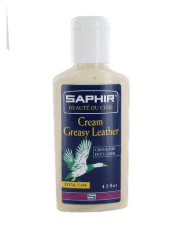 Crema cueros grasos Saphir 125 ml